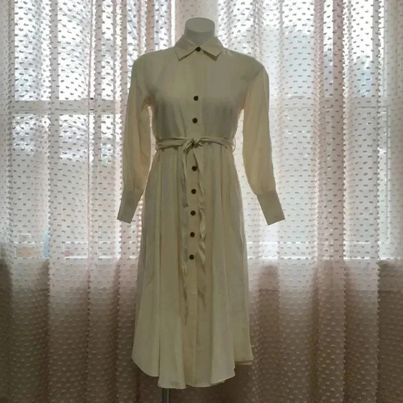 Banana Republic Belted Tencel Shirtdress - Picture 4 of 15